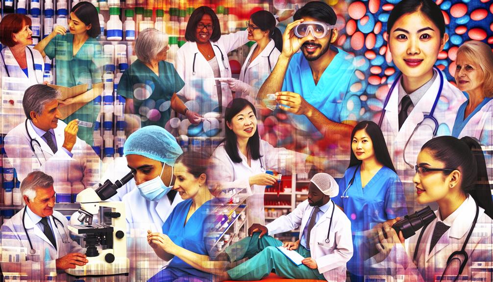 diverse healthcare career opportunities